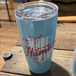 Anthropologie More Human Kind insulated travel tumbler